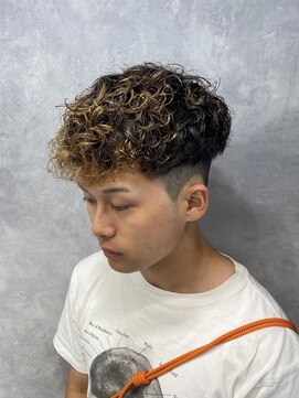 リプレイ 草津店(RIPLAY) ブルーブラック/スペインカール/スパイキーショート/草津