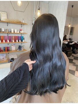 シェル 津山の手店(shel) 韓国風可愛いブルーブラック