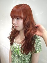 バイオレット 栄店(Violet)&nbsp;ブリーチなしのチェリーオレンジ♪暖色系カラー　TS-84