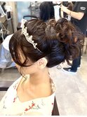 ブライダルヘアセット