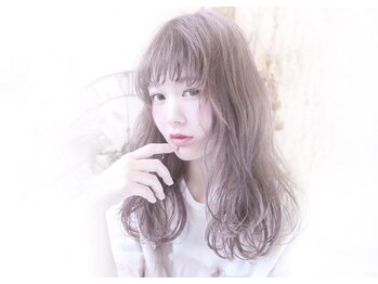 メル(Mer)の写真/【認定サロン】プレミアムイルミナカラー取扱◇ピュアな可愛さと色気を引き立てる《Mer》の透明感カラー