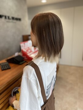 フィレッジ エンジョイ ヘアー(FILEGE ENJOY HAIR) ケアブリーチ＋カラー