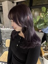 ネアー 新潟(NEER)&nbsp;くびれヘア/ミディアムヘア/ダブルカラー／艶カラー／新潟