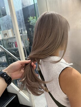 シェリ ヘアデザイン(CHERIE hair design) 福岡 ブリーチ ベージュ グレージュ ダブルカラー ハイライト