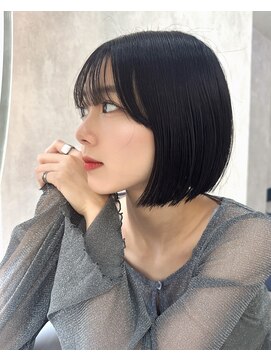 ロンドアヴァントゥス 池袋(Lond aventus) 韓国レイヤー/韓国風/ボブ/髪質改善/黒髪/ブリーチなし〔池袋〕