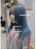 アイスブルー×ルーツデザインカラー