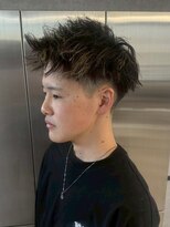 サイクル(CYCLE)&nbsp;MEN'S HAIR/波巻きツイストスパイラル/リバースセンターパート