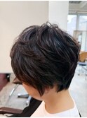 40代50代60代 &nbsp;丸みくせ風ショートボブ &nbsp;2603