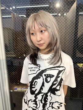 ラニヘアサロン(lani hair salon) レイヤーカット/ホワイトミルクティー/デザイン/ブリーチ