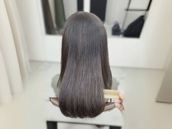 秋桜の写真/ナチュラルに癖を伸ばす髪質改善◎髪と頭皮に優しい薬剤で理想のサラ艶ヘアに!