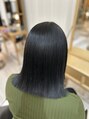 ブラン バイ アールオー(Blan by Ro) パツっと艶ボブ☆真っ黒すぎない地毛風カラーでツヤ感たっぷり!