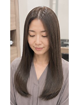 ヘアアトリエ ナイン(hair atelier nine) ダークパープル/ナチュラルショート/ミルクブラウン/夏/福島市