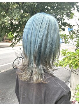 アロウズ(Arrows) ブルーグレーのコントラストカラー