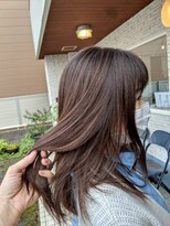 ヘアメイクボッカ(hair make Bokka)&nbsp;前髪あり×レイヤーセミロング