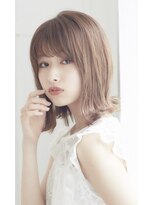 ヌーン ヘアメイク プラス ハッピータイムズ(NOON hair make+happy times)&nbsp;マッシュウルフベージュウェーブ