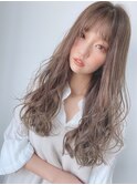 フォギーベージュゆるふわデジタルパーマ#大人かわいい