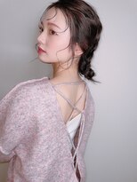 ブローチェアヴェダ 色っぽさ抜群◎濡れ感ヘアアレンジ【髪質改善/郡山/郡山美容室】