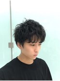 マッシュ×スパイラルパーマ
