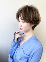 ヴェイン 渋谷(vain)&nbsp;大人かわいい/クールショート/ハイライト/小顔/前髪カタログ