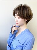 大人かわいい/クールショート/ハイライト/小顔/前髪カタログ