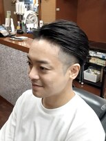 コダマ 新大塚店(KODAMA)&nbsp;メンズサイドパートスタイル（アップバング）新大塚/バーバー