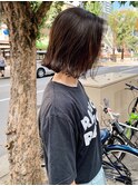切りっぱなしボブ