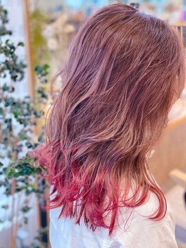 ビューティーマルシェ ミンナノ ららぽーと愛知東郷店 ピンクグレージュグラデーション