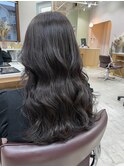 ロング×グレージュ×透明感