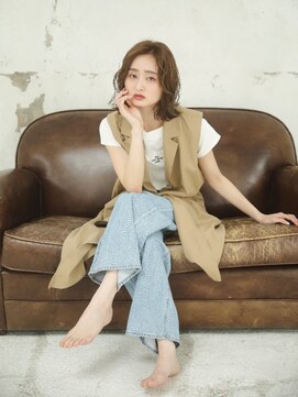 アビエクレール 河内花園(abije claire) ゆるやかミディアム★20代30代50代 髪質改善