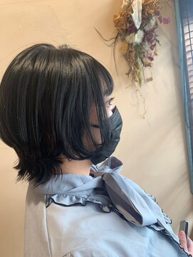 アパートメント 下関垢田店(APARTMENT) ショートスタイル/髪質改善縮毛矯正/髪質改善/韓国風/韓国ヘア