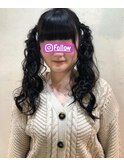 編み込み×ハート×ツインテール