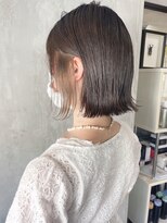 ヴォロ 佐賀(VoLo)&nbsp;切りっぱなしボブ/美髪/ピンクブラウン[佐賀駅]