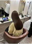 髪質改善カラー×グレージュ
