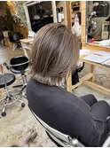 白髪活かしデザインカラーカットトリートメント22000