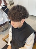 波巻きパーマ波巻きスパイラルメンズパーマ