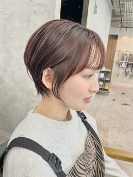 リミットバイアフィナー 大宮店(limit by Afinar) マッシュショート/丸みショート/大人ショート/ワインレッド