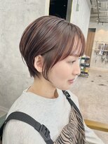 リミットバイアフィナー 大宮店(limit by Afinar) マッシュショート/丸みショート/大人ショート/ワインレッド