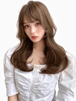 ユーフォリア 池袋東口駅前店(Euphoria) 大人可愛い韓国風ミディアムレイヤーツヤ感くびれカール