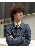 外国人風スパイラルパーマ