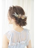 結婚式や二次会に♪エアリーシニヨン