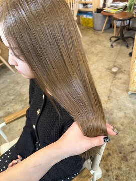 ウィークエンド(WEEKEND) ブリーチなしダブルカラー+カット+トリートメント【￥13800】