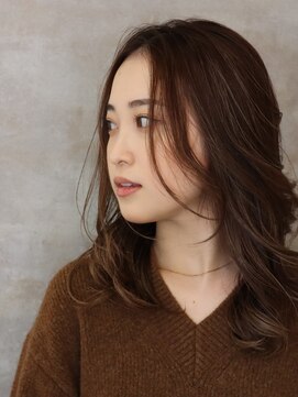 2丁目3番地美容室 MOMOTAROハイライト/深めブラウン