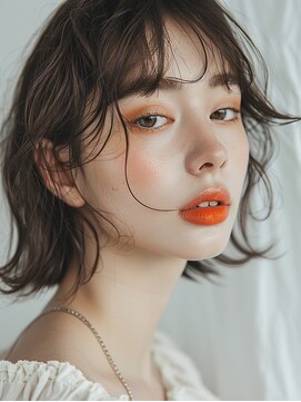 レヴ 草加店(LEV.) 前髪カタログイメチェン韓国マッシュこなれミディ