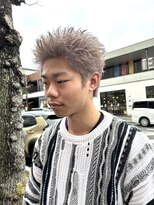 チャプター 問屋町(chapter)&nbsp;スパイキーショート”ホワイトグレージュ”ケアブリーチ