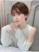 □イメチェン外ハネボブ美髪ワイドバングレイヤーショート錦糸町