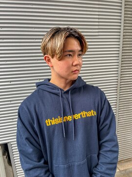 メンズグルーミングナンバーナイン(MEN'S GROOMING NUMBER NINE) メンズバレイヤージュ/メンズパーマ/【早田隼哉】