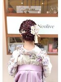 ふわふわまとめヘアアレンジ