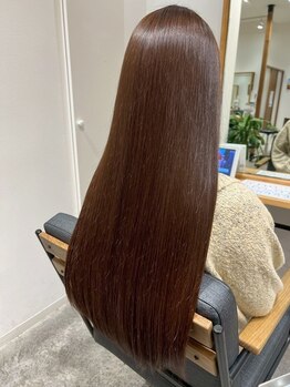 ハッシュバイリノア 喜連瓜破店(HASH by LINOAH)の写真/この時期だけ気になる『うねり・くせ・広がり』を自然に抑えることができる酸性トリートメント◎