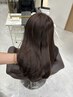【60日以内限定クーポン】似合わせカット＋ケアカラー＋髪質改善Tr