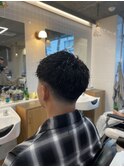 20代夏メンズ！爽やかツイスパフェード×波打ちパーマ